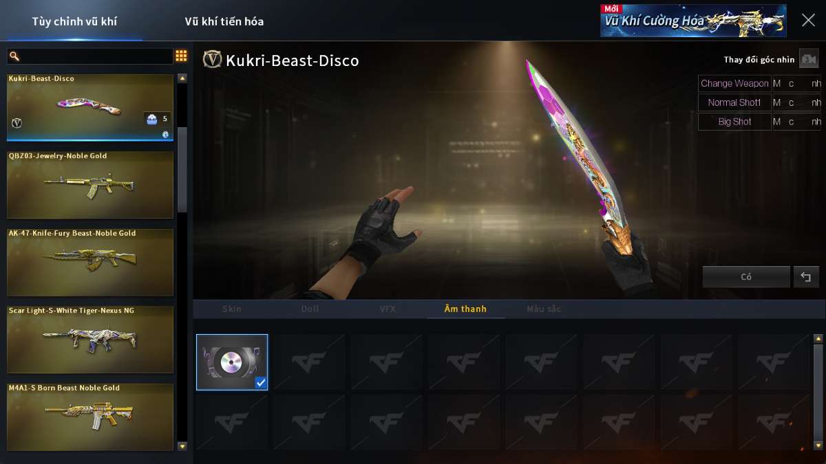 shop acc cf uy tin gia re